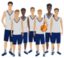 پیش‌نمایش فایل basketball-team-8751838 از پک تیم ورزشی