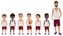 پیش‌نمایش فایل basketball-team-with-coach-8751843 از پک تیم ورزشی