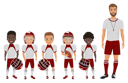 پیش‌نمایش فایل rugby-team-with-coach-8751840 از پک تیم ورزشی