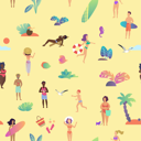پیش‌نمایش فایل people-on-beach-8751858 از پک تعطیلات تابستانی