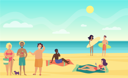 پیش‌نمایش فایل people-on-beach-8751860 از پک تعطیلات تابستانی