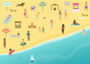 پیش‌نمایش فایل people-on-summer-beach-8751861 از پک تعطیلات تابستانی