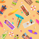 پیش‌نمایش فایل people-relaxing-on-beach-8751867 از پک تعطیلات تابستانی
