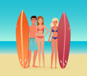 پیش‌نمایش فایل people-standing-with-surfboard-8751872 از پک تعطیلات تابستانی
