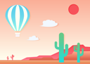 پیش‌نمایش فایل desert-with-bright-sunshine-8751854 از پک چشم انداز