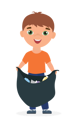 پیش‌نمایش فایل boy-collecting-waste-9204982 از پک کودکان در حال نظافت
