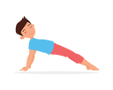 پیش‌نمایش فایل boy-doing-asana-9205968 از پک کودکان در حال یوگا