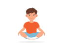 پیش‌نمایش فایل little-boy-doing-meditation-9205965 از پک کودکان در حال یوگا