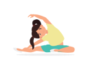 پیش‌نمایش فایل little-girl-doing-stretching-exercise-9205964 از پک کودکان در حال یوگا