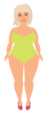 پیش‌نمایش فایل fat-female-in-swimming-suit-9205524 از پک زن با مایو