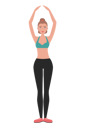 پیش‌نمایش فایل female-doing-stretching-9205606 از پک تناسب اندام دختر