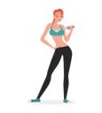 پیش‌نمایش فایل woman-doing-workout-with-dumbbell-9205597 از پک تناسب اندام دختر
