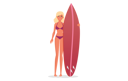 پیش‌نمایش فایل woman-going-for-surfing-9214280 از پک موج سواری