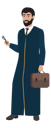 پیش‌نمایش فایل arab-businessman-holding-bag-and-mobile-9160414 از پک افراد کسب‌وکار عرب
