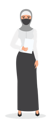 پیش‌نمایش فایل arab-girl-holding-business-report-9160413 از پک افراد کسب‌وکار عرب
