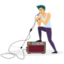 پیش‌نمایش فایل band-singer-9213403 از پک گروه موسیقی