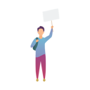 پیش‌نمایش فایل man-holding-blank-placard-9306949 از پک آگهی