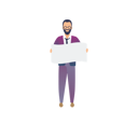 پیش‌نمایش فایل man-holding-placard-9306941 از پک آگهی