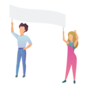 پیش‌نمایش فایل waman-holding-blank-9306947 از پک آگهی