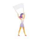 پیش‌نمایش فایل woman-holding-blank-card-9306946 از پک آگهی