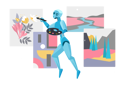 پیش‌نمایش فایل art-content-generator-11638592 از پک ربات نقاش