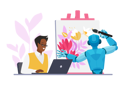 پیش‌نمایش فایل automation-of-digital-art-by-author-sitting-at-laptop-11638590 از پک ربات نقاش