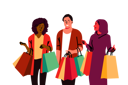 پیش‌نمایش فایل girls-doing-shopping-together-9201055 از پک فعالیت افراد