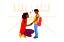 پیش‌نمایش فایل mother-leaving-son-outside-school-premises-9201067 از پک فعالیت افراد