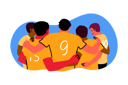پیش‌نمایش فایل sports-team-doing-huddle-9201064 از پک فعالیت افراد