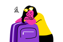 پیش‌نمایش فایل woman-waiting-to-travel-9201056 از پک فعالیت افراد