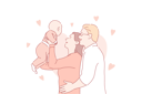 پیش‌نمایش فایل couple-with-new-born-baby-9448691 از پک خانواده و والدین