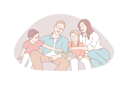 پیش‌نمایش فایل family-eating-fruit-together-9448690 از پک خانواده و والدین