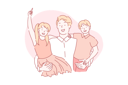 پیش‌نمایش فایل father-and-kids-9448677 از پک خانواده و والدین