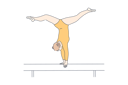پیش‌نمایش فایل female-gymnast-on-balance-beam-9451355 از پک ورزش ها