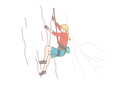 پیش‌نمایش فایل female-rock-climber-9451359 از پک ورزش ها