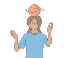 پیش‌نمایش فایل girl-doing-basketball-trick-9451373 از پک ورزش ها