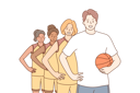 پیش‌نمایش فایل male-basketball-coach-9451354 از پک ورزش ها