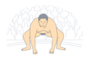 پیش‌نمایش فایل sumo-wrestler-in-stadium-9451366 از پک ورزش ها