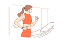 پیش‌نمایش فایل woman-running-on-treadmill-9451358 از پک ورزش ها