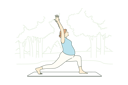 پیش‌نمایش فایل pregnant-lady-doing-yoga-9451348 از پک ورزش و تناسب اندام