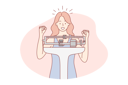 پیش‌نمایش فایل woman-exercising-using-gym-machine-9451346 از پک ورزش و تناسب اندام
