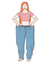 پیش‌نمایش فایل woman-lost-weight-after-diet-9451344 از پک ورزش و تناسب اندام