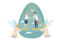 پیش‌نمایش فایل angel-helping-to-business-people-for-business-deal-9448618 از پک دین