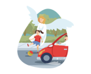 پیش‌نمایش فایل angel-save-little-girl-from-car-accident-9448624 از پک دین