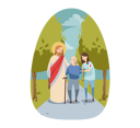 پیش‌نمایش فایل jesus-blessing-old-man-9448637 از پک دین