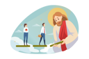 پیش‌نمایش فایل jesus-making-way-for-business-people-9448636 از پک دین