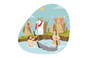 پیش‌نمایش فایل people-catching-fishes-from-lake-9448633 از پک دین