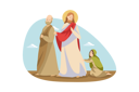 پیش‌نمایش فایل poor-woman-stopping-jesus-9448623 از پک دین