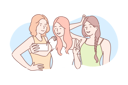 پیش‌نمایش فایل girls-taking-group-selfie-10063433 از پک سرگرمی