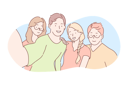 پیش‌نمایش فایل men-and-women-take-picture-on-smartphone-together-10063432 از پک سرگرمی